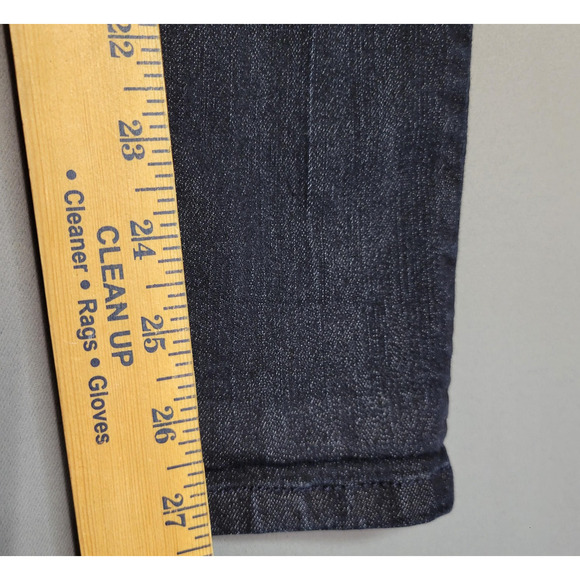 Democracy Jeans Womens 6 Blue Dark Wash Skinny Ab Technology Stretch Denim - Picture 9 of 15